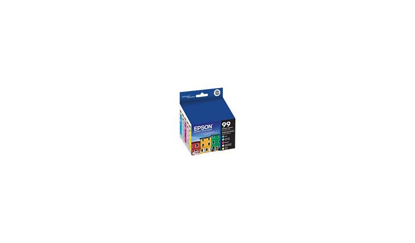 Epson 99 Multipack With Sensor - 5-pack - yellow, cyan, magenta, light mage