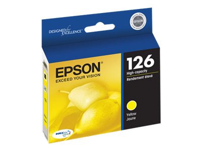 Epson 126 High Capacity Yellow Original Ink Cartridge T126420 S Inkjet Cartridges 0832