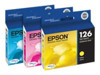 Epson 126 Multi-Pack With Sensor - 3-pack - High Capacity - yellow, cyan, magenta - original - ink cartridge
