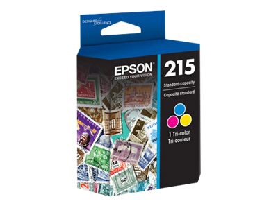 Epson 215 With Sensor - color (cyan, magenta, yellow) - original - ink cartridge