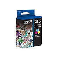 Epson 215 With Sensor - color (cyan, magenta, yellow) - original - ink cartridge