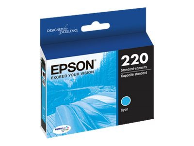 Epson 220 With Sensor - cyan - original - ink cartridge - T220220-S