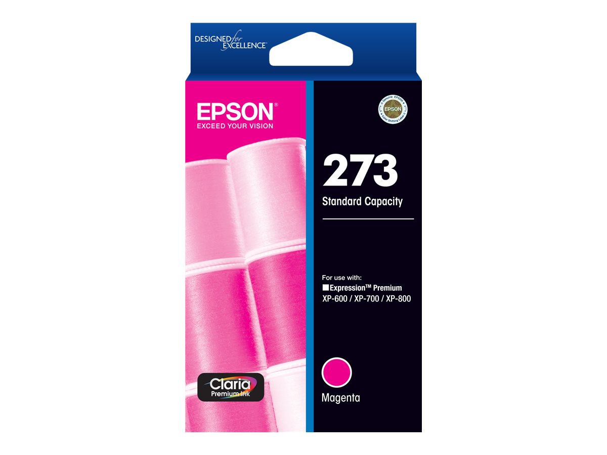 Epson 273 With Sensor - magenta - original - ink cartridge
