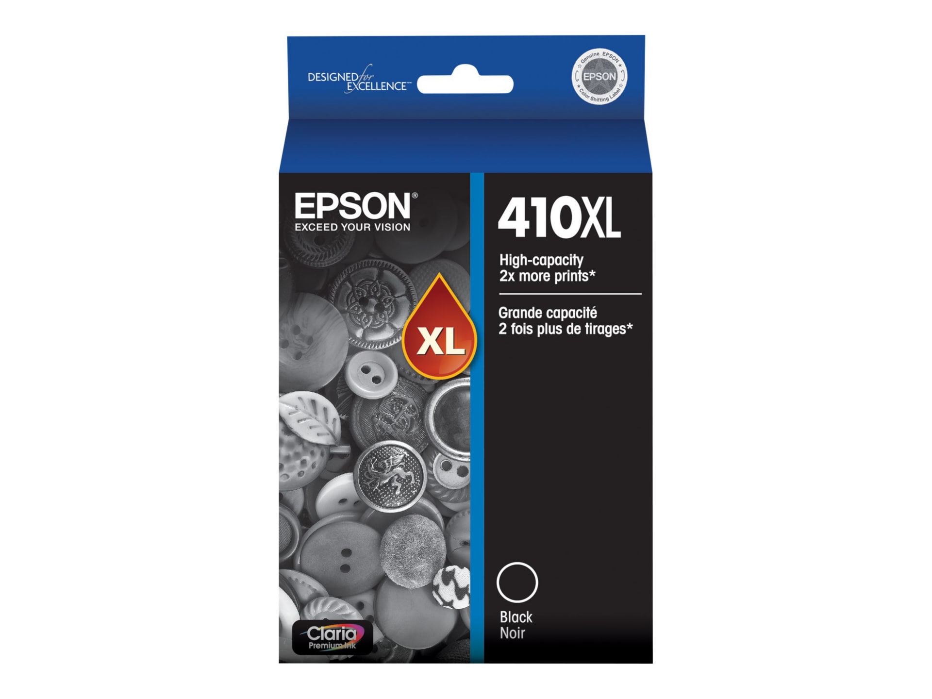 Epson 410XL with Sensor - XL - black - original - ink cartridge
