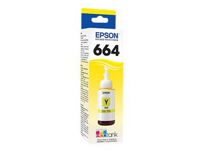 Epson 664 With Sensor - Ultra High Capacity - yellow - original - ink tank