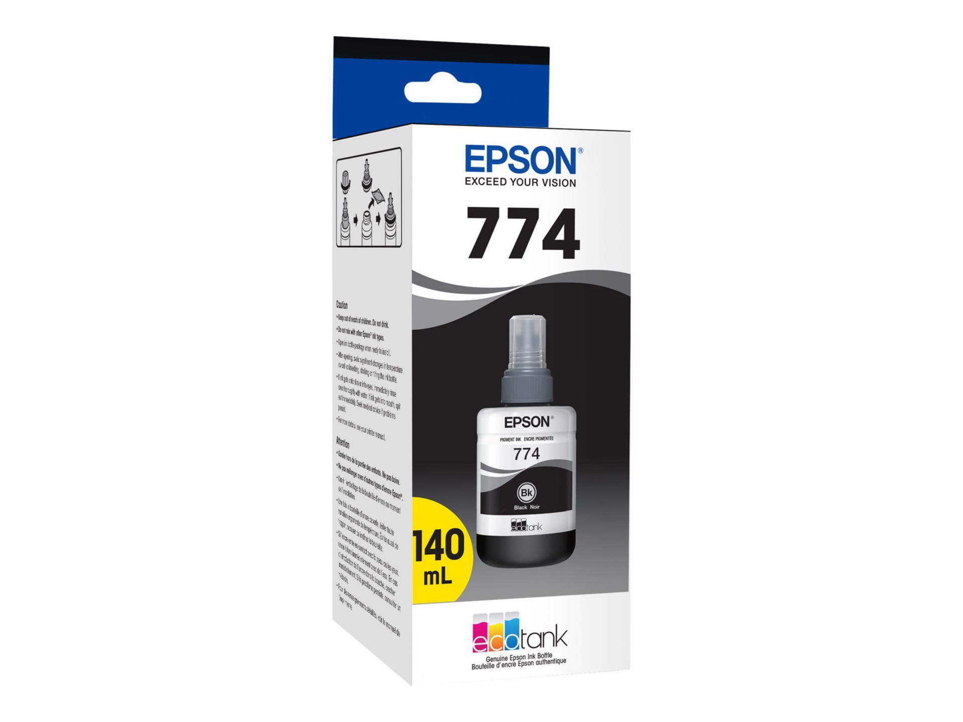 Epson 774 With Sensor - Ultra High Capacity - black - original - ink tank