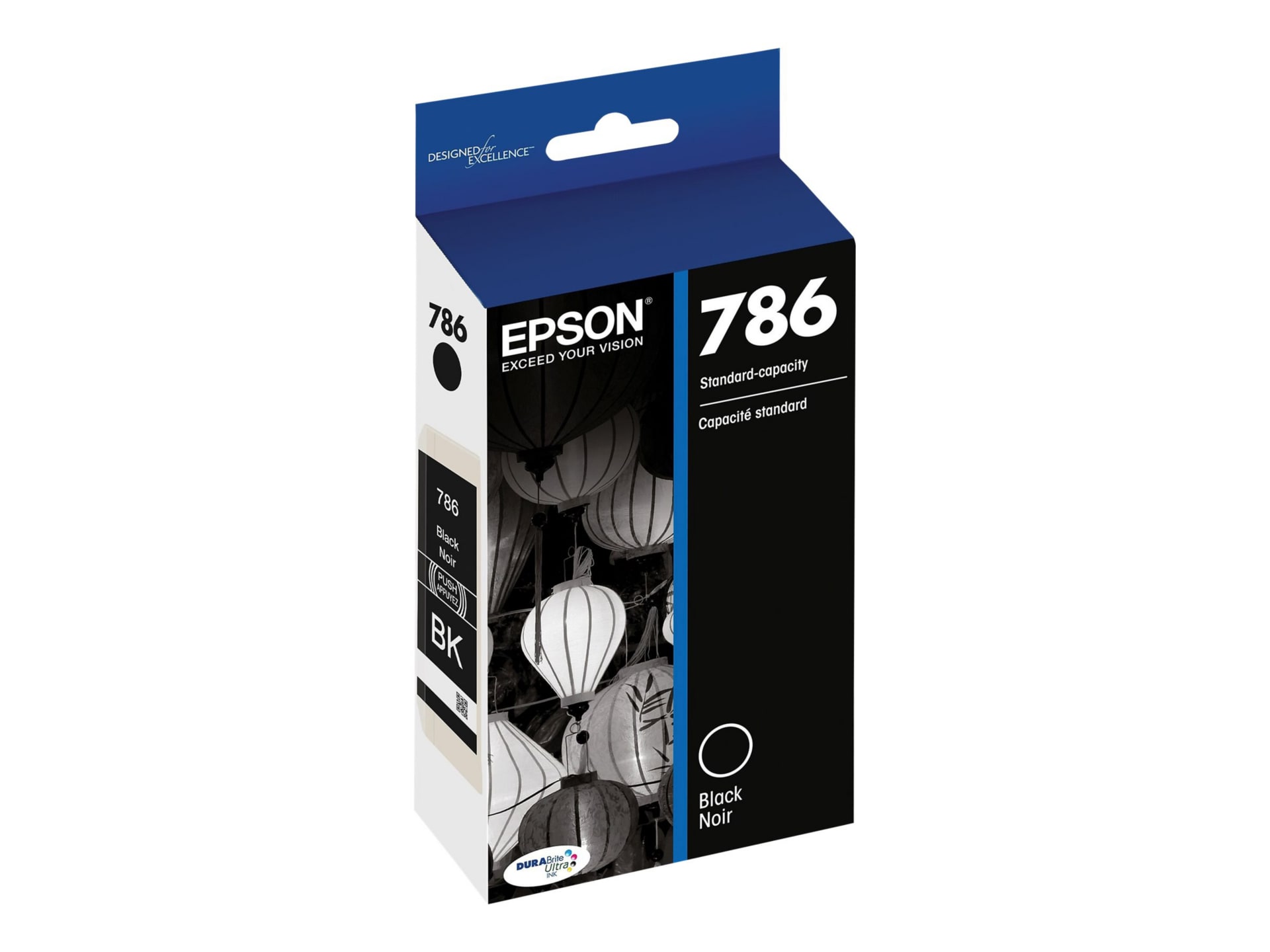 Epson 786 With Sensor - black - original - ink cartridge
