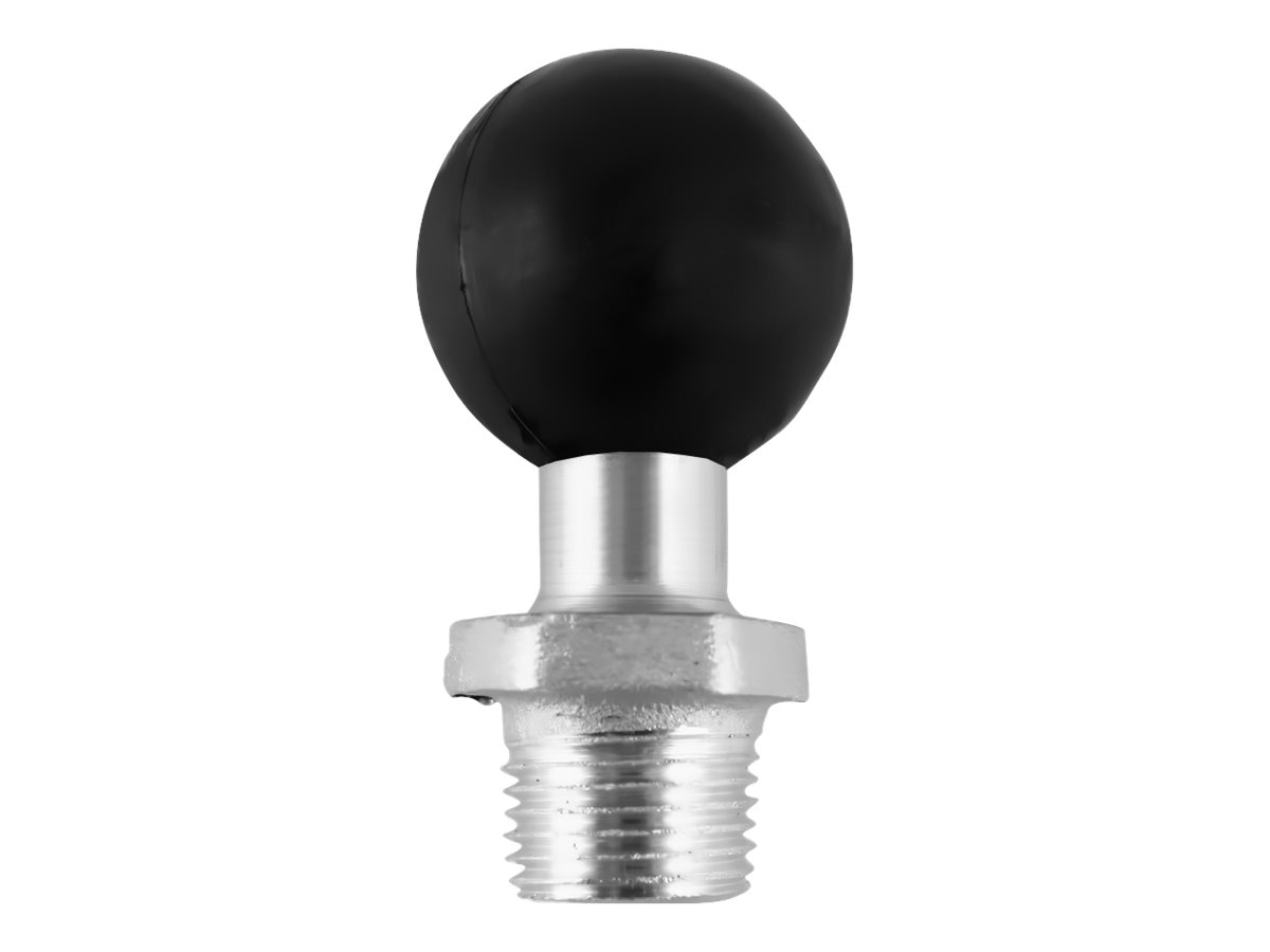 RAM RAM-207U Ball Base with 1/2" NPT Male Threaded Post mounting component - black powder coat