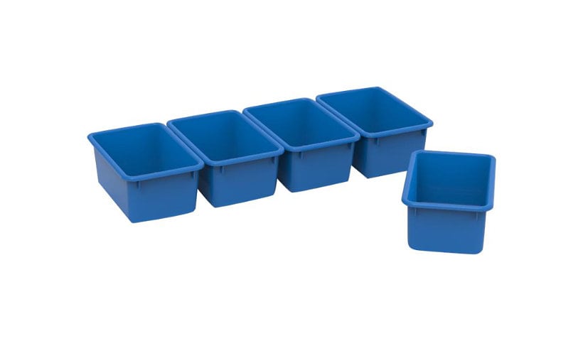 Spectrum - storage bin - blue (pack of 5)
