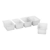 Spectrum - storage bin - clear (pack of 5)