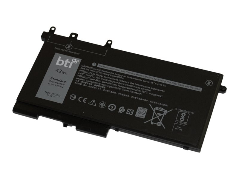 BTI 3DDDG-BTI - notebook battery - Li-pol - 3684 mAh - 42 Wh