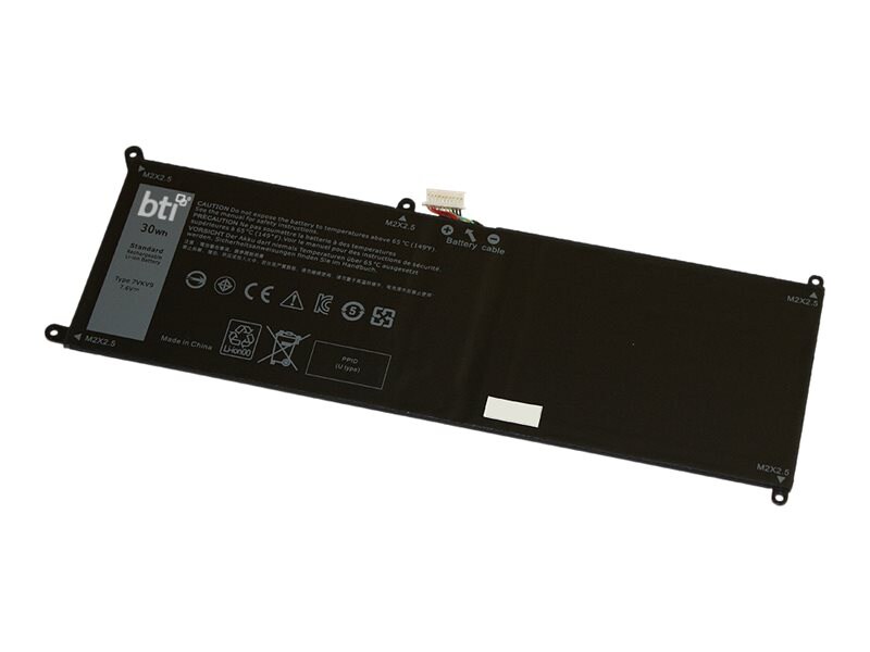 BTI 7VKV9-BTI - notebook battery - Li-pol - 3947 mAh - 30 Wh