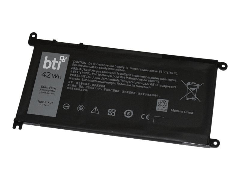 BTI 51KD7 FY8XM 42Whr Battery for Dell Chromebook 11 3180, 11 3189