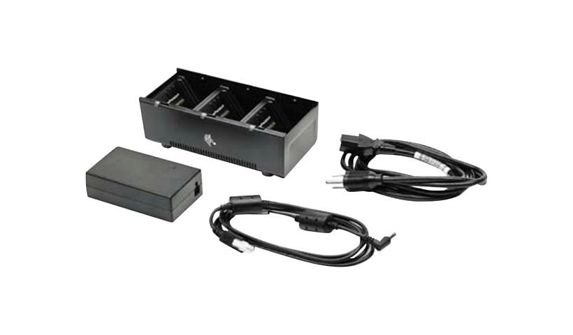 Zebra 3-Slot Battery Charger - chargeur de batteries