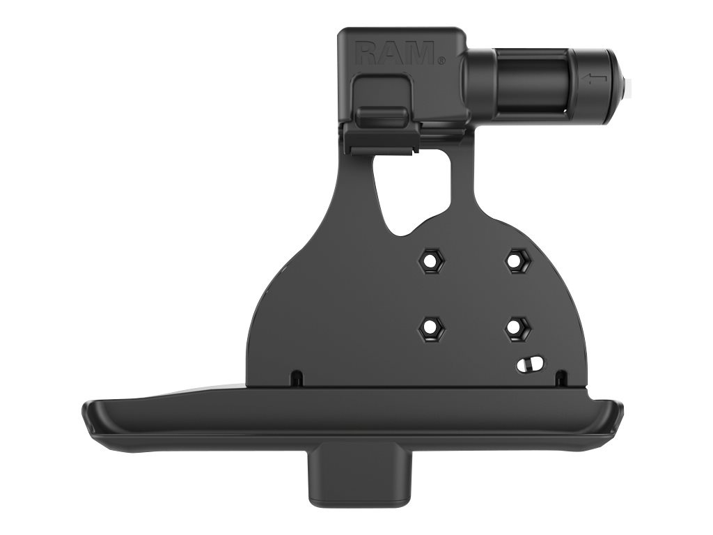 RAM Key-Locking Powered Cradle - car holder/charger for tablet