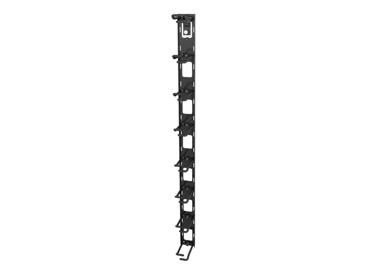 Vertiv™ Vertical Cable Organizer, 8 Cable Rings, Zero U (Qty 2)