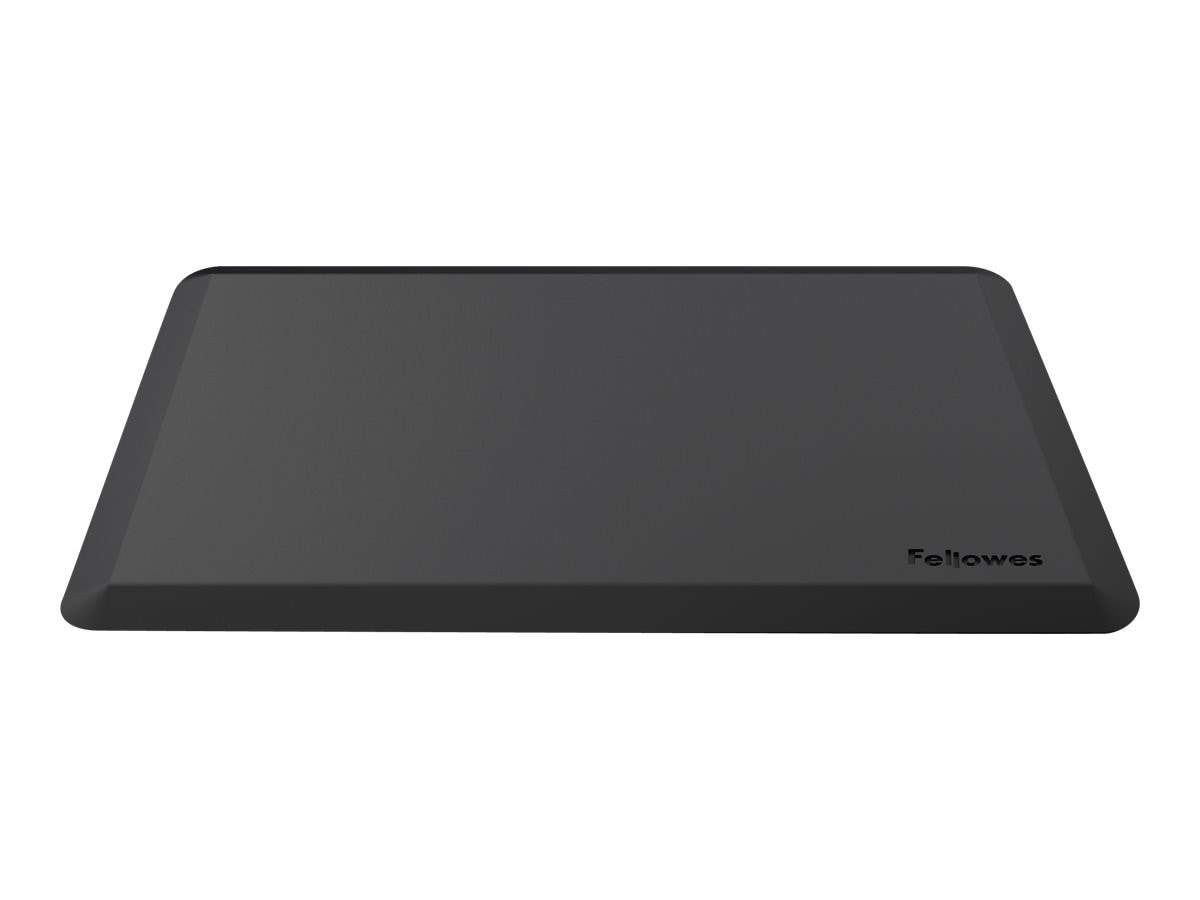 Fellowes Wellness - floor mat - rectangular - 35.98 in x 24.02 in - black