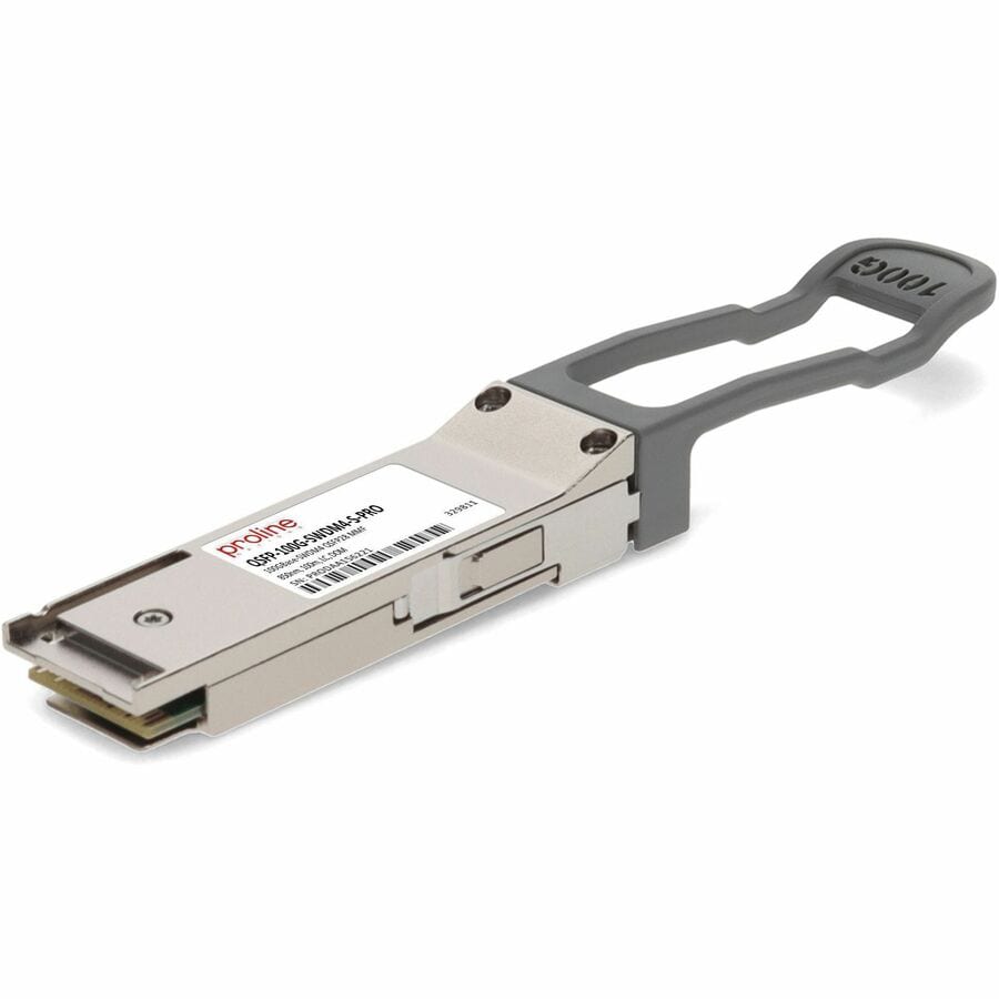 Proline Cisco® QSFP-100G-SWDM4-S Compatible TAA 100GBase-SWDM4 QSFP28 Transceiver (MMF, 850nm, 100m, LC, DOM)