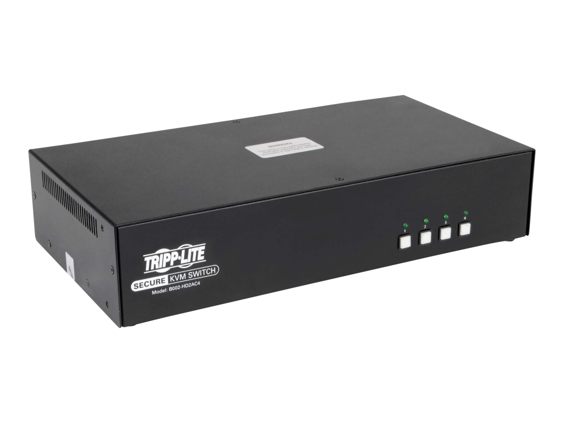 Tripp Lite by Eaton Secure KVM Switch 4-Port HDMI to DisplayPort Dual Monit