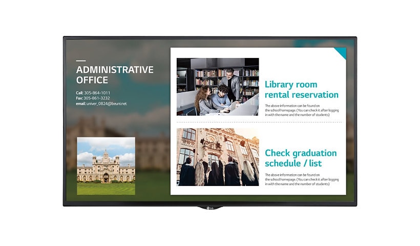 LG 55SE3KE-B SE3KE Series - 55" LED display - Full HD