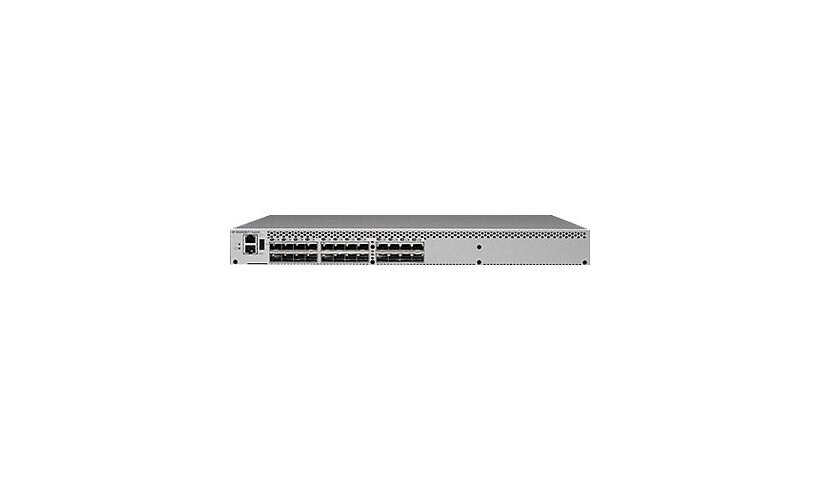 HPE SN3000B 16Gb 24-port/12-port Active Fibre Channel Switch - switch - 12 ports - rack-mountable