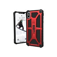 UAG Rugged Case for iPhone XS Max [6.5-inch screen] - Monarch Crimson - bac