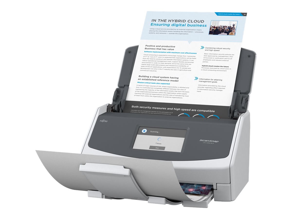 Fujitsu ScanSnap iX1500 Color Duplex Document Scanner with Touch Screen