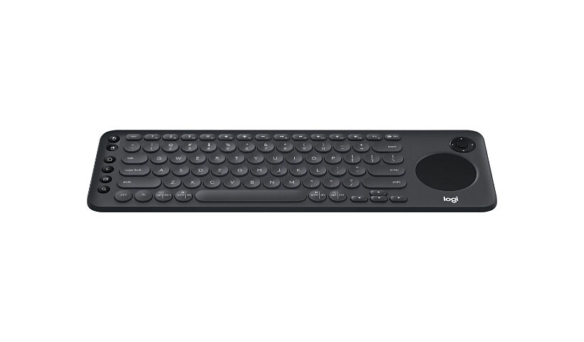 Logitech K600 TV - keyboard - with touchpad, D-pad - graphite black