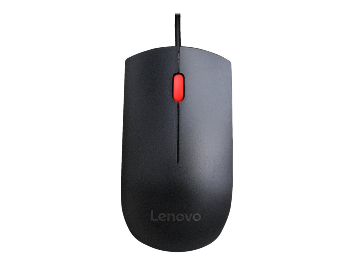 Lenovo Essential - souris - USB - noir