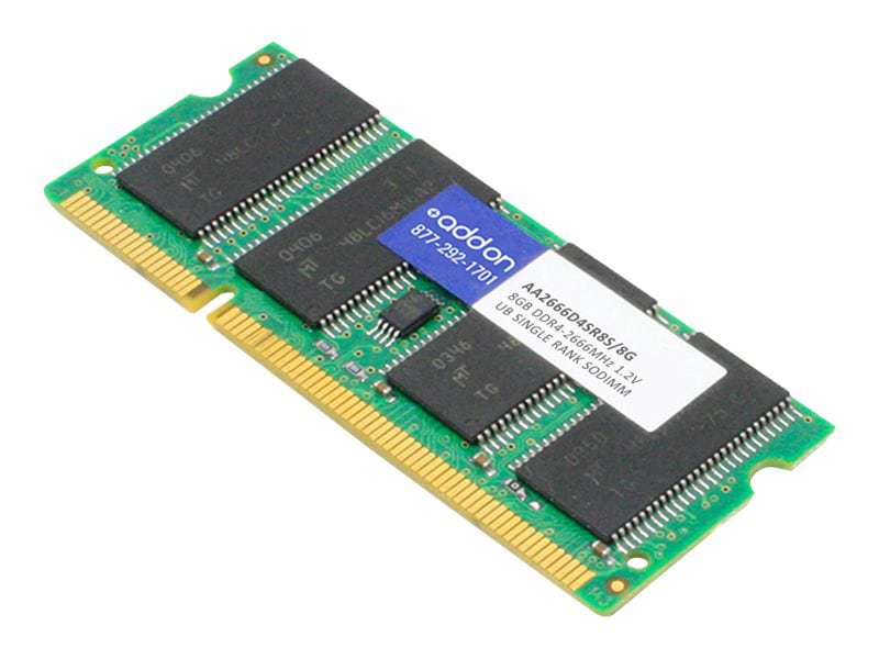 AddOn - DDR4 - module - 8 Go - SO DIMM 260 broches - 2666 MHz / PC4-21300 - mémoire sans tampon