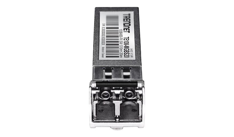 TRENDnet TE100-MGBS20 - SFP (mini-GBIC) transceiver module - GigE
