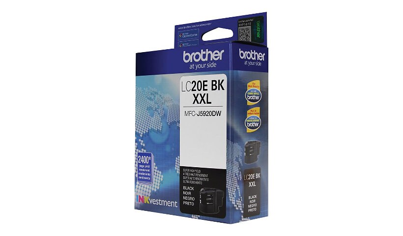 Brother LC20EBK XXL - Super High Yield - black - original - ink cartridge