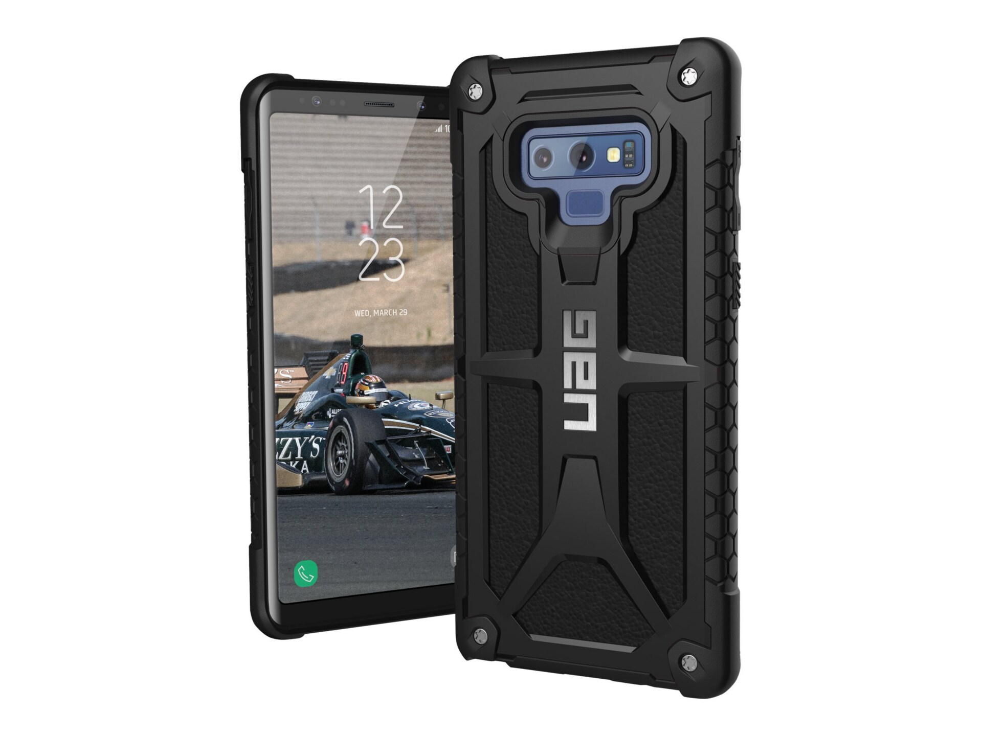 UAG Rugged Case for Samsung Galaxy Note 9 - Monarch Black - back cover for