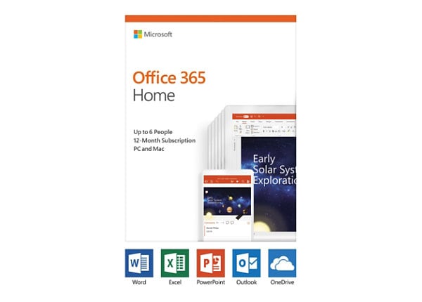 MS O365 HOME EN 1Y BOX