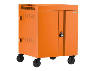 Bretford Cube TVC36PAC cart - for 36 tablets / notebooks - tangerine