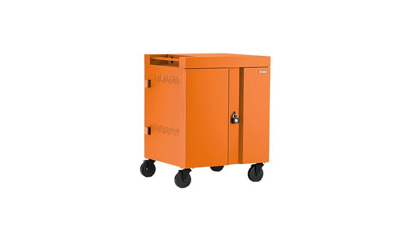 Bretford Cube TVC36PAC - cart - for 36 tablets / notebooks - tangerine