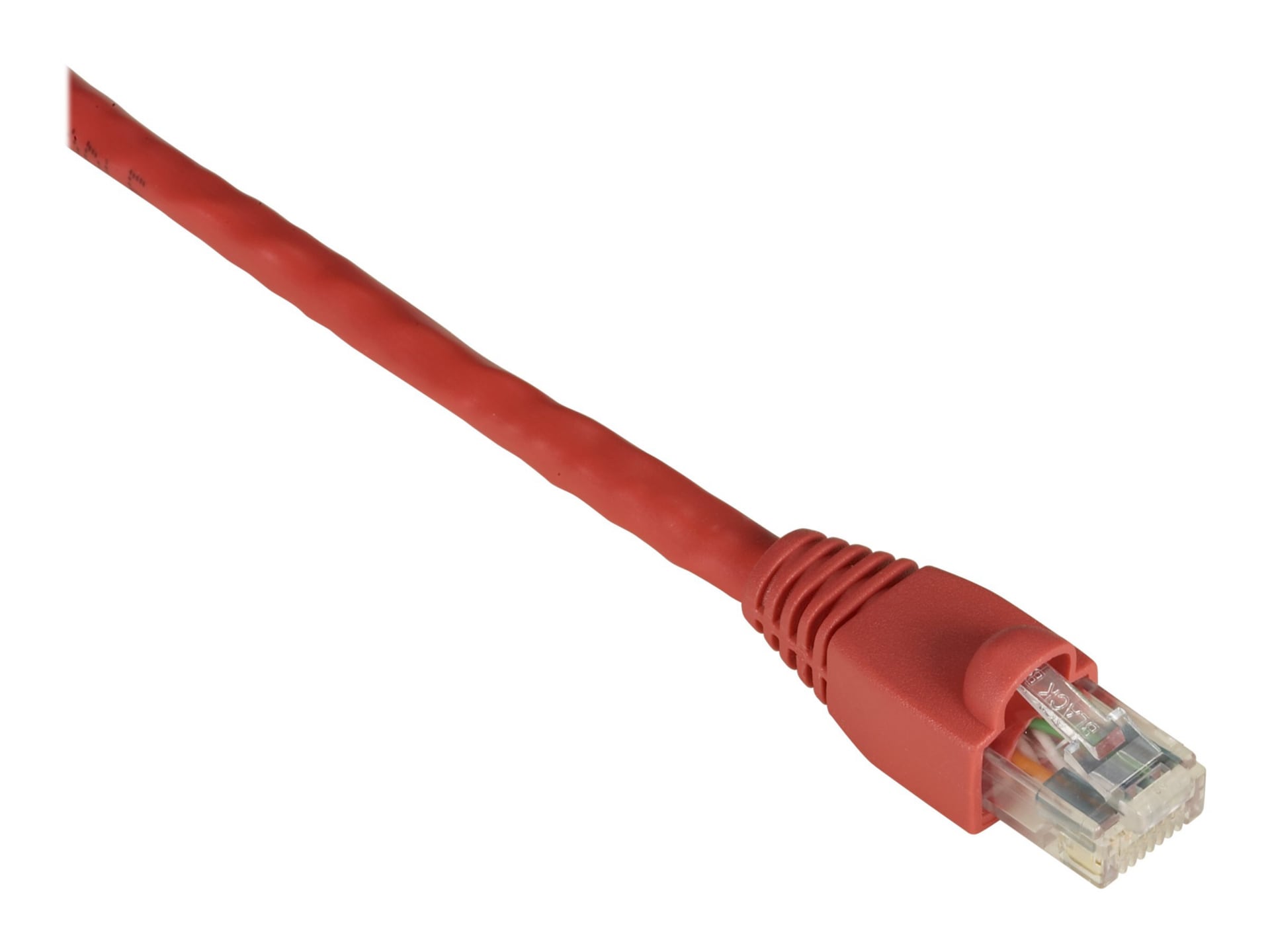 Black Box GigaTrue 3ft Cat6 550Mhz Gigabit UTP Red Snagless Patch Cable 3'