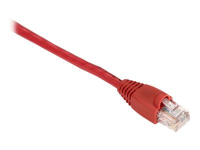 Black Box GigaTrue 30ft Cat6 550Mhz Gigabit UTP Red Snagless Patch Cable