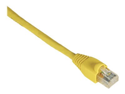 Black Box GigaTrue 5ft Cat6 550Mhz Gigabit UTP Yellow Snagless Patch Cable
