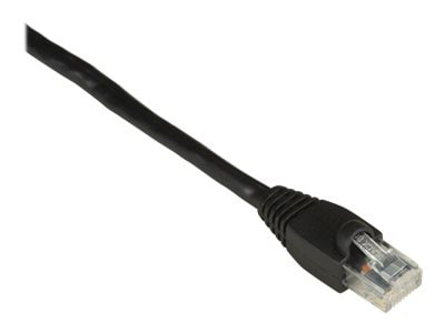 Black Box GigaTrue 15ft Cat6 550Mhz Gigabit UTP Black Snagless Patch Cable