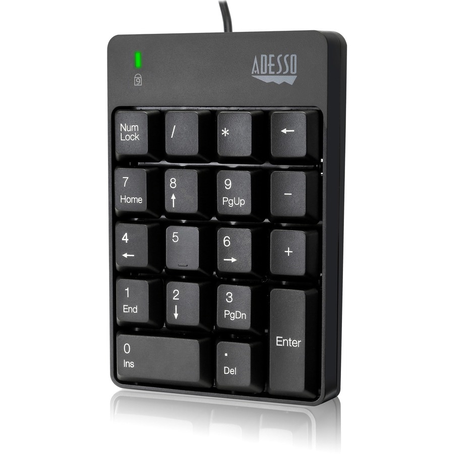 Thumbnail 4 of 12 for Adesso USB Spill Resistant 18-Key Numeric Keypad