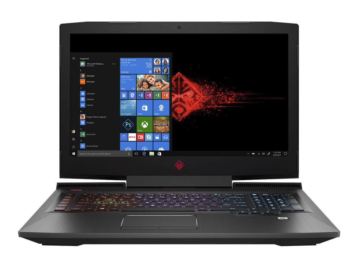 OMEN by HP 17-an120nr - 17.3" - Core i7 8750H - 16 GB RAM - 128 GB SSD + 1 TB HDD - US