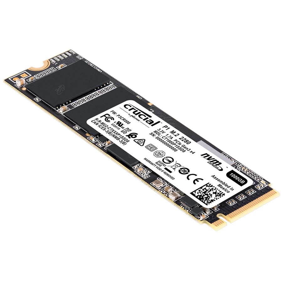 Crucial P1 - SSD - 500 GB - PCIe 3.0 x4 (NVMe)