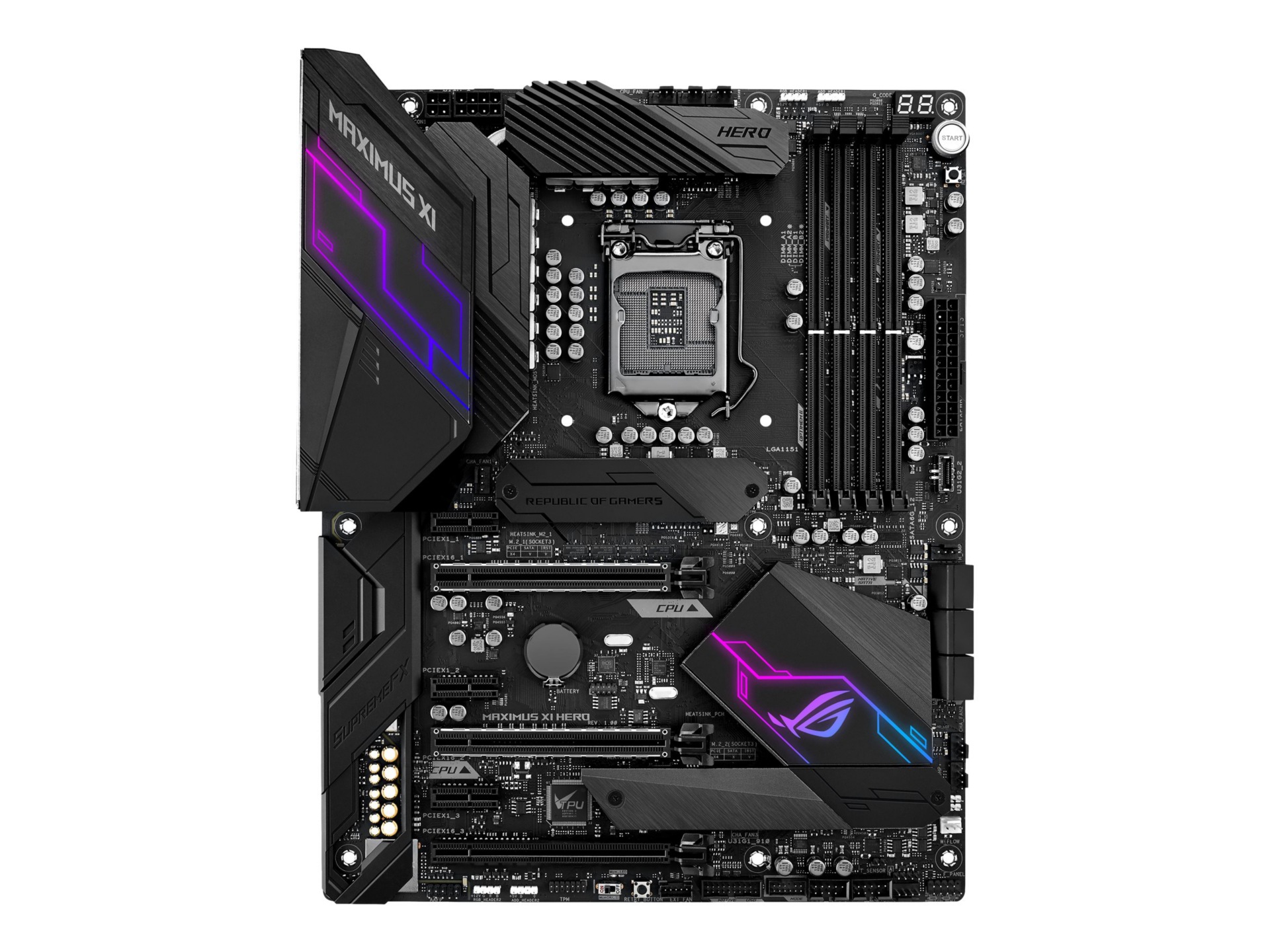 ASUS ROG MAXIMUS XI HERO - motherboard - ATX - LGA1151 Socket - Z390