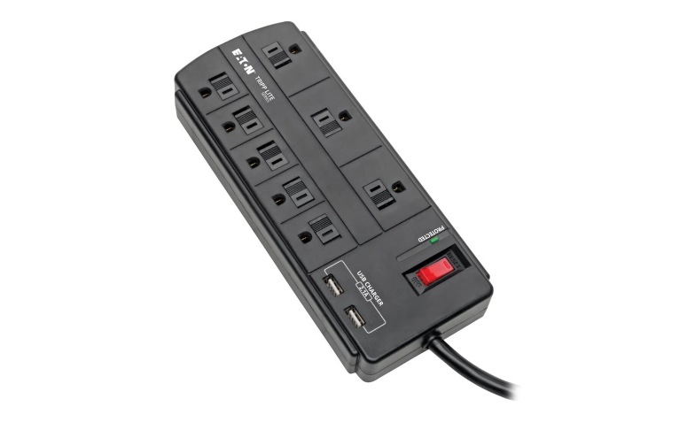 Eaton Tripp Lite Series 8-Outlet Surge Protector Power Strip with