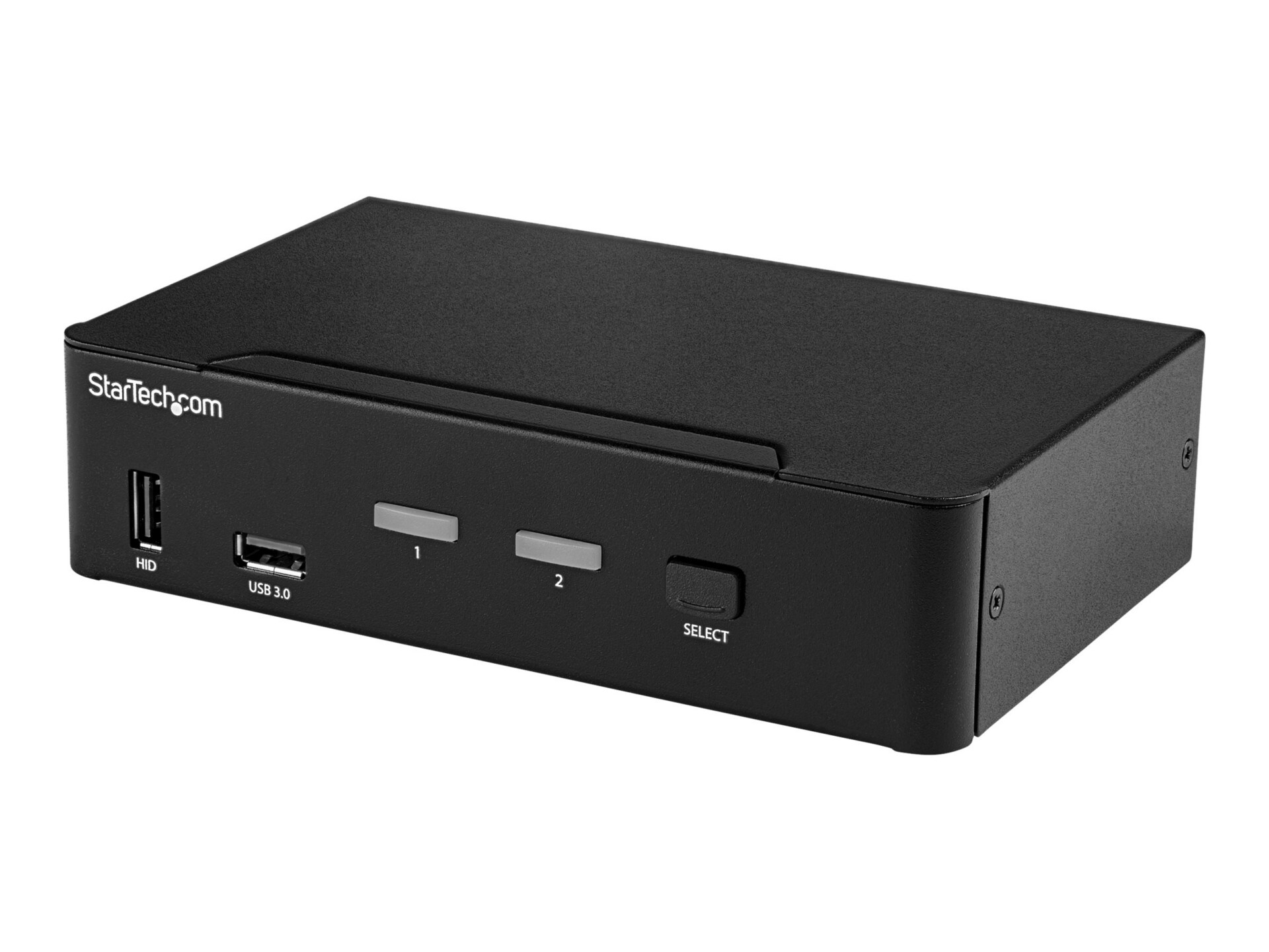 Commutateur KVM DisplayPort à 2 ports StarTech.com, 4K 60 Hz DP 1.2 avec port USB 3.0 TAA