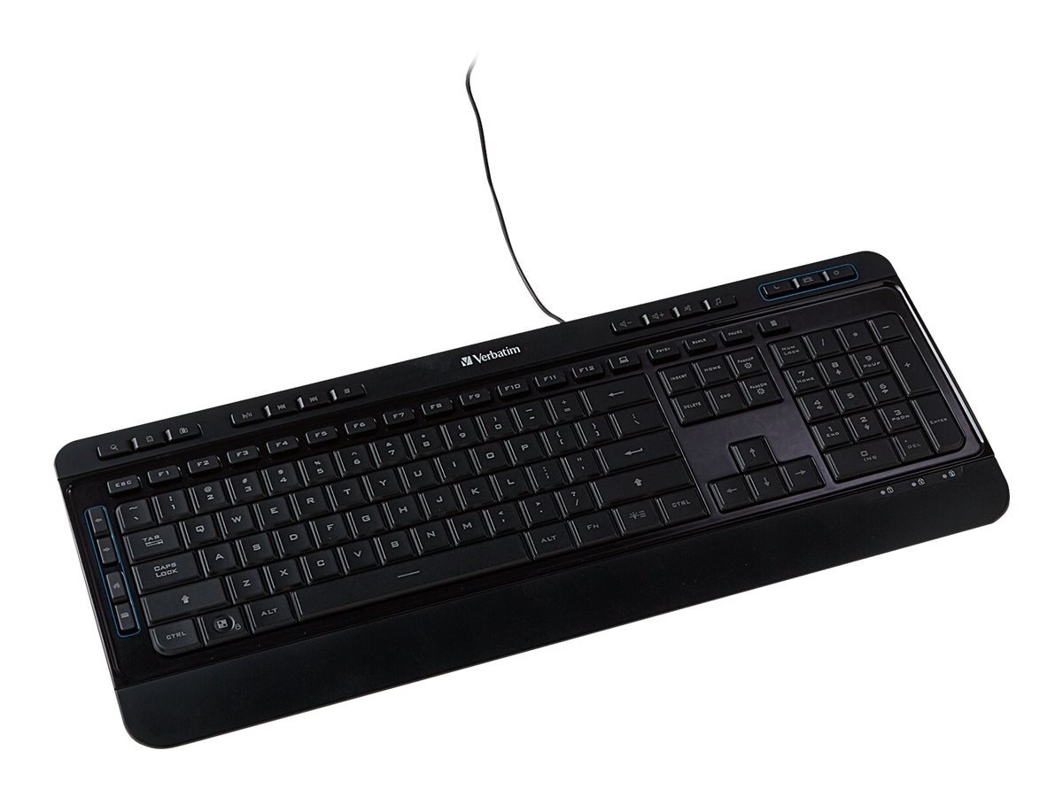 Verbatim Illuminated Wired Keyboard