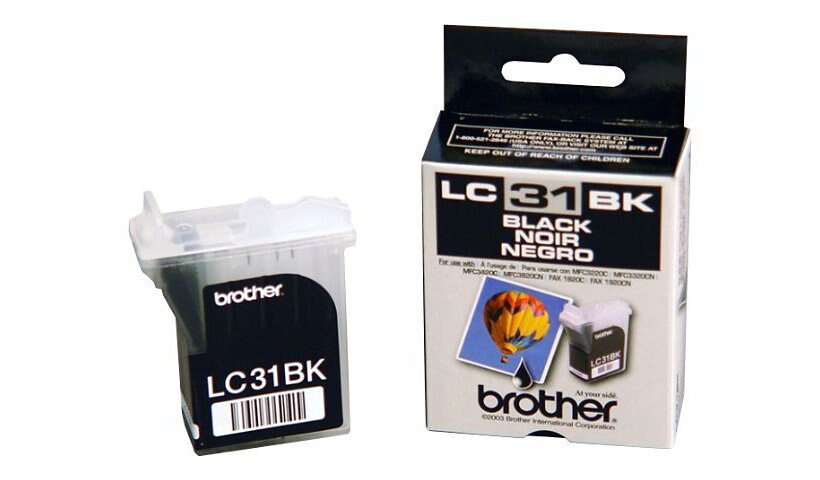 Brother LC31BK Black Ink Cartridge