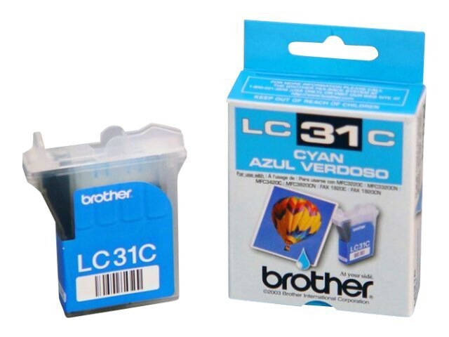 Brother LC31C  Cyan Ink Cartridge