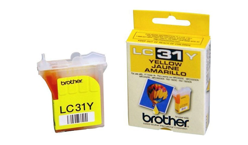 Brother LC31Y Yellow Ink Cartridge